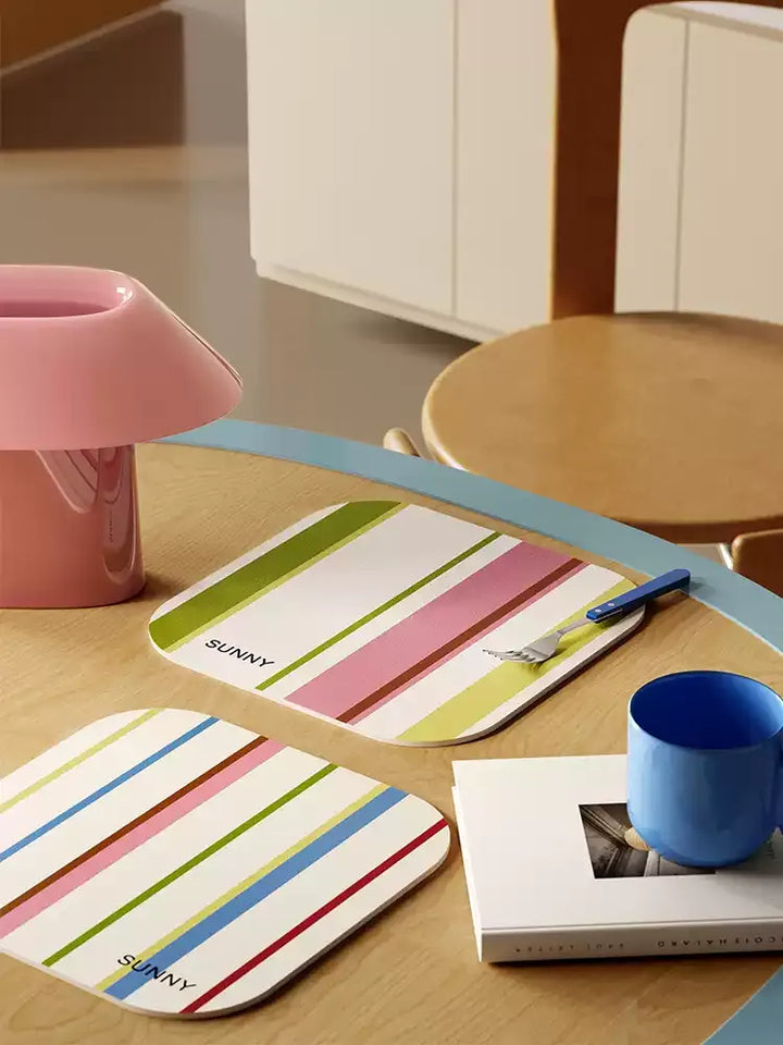 Sunny Striped Coasters