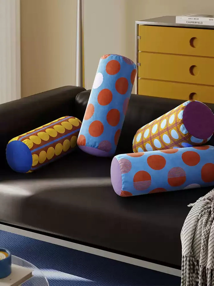 Fantasy Polka Dot Bolster Pillow