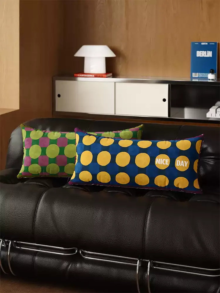 Nice Day Dot Lumbar Pillow
