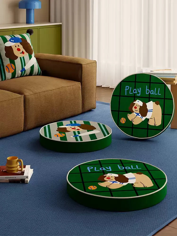 Baseball Dog Seat Cushion
