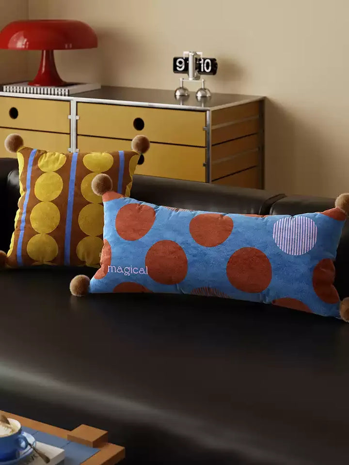Fantasy Polka Dot Lumbar Pillow