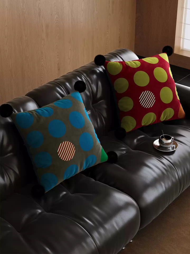 Boho Polka Dot Pillows