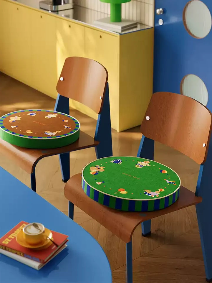 Party Circus Animals Seat Cushion
