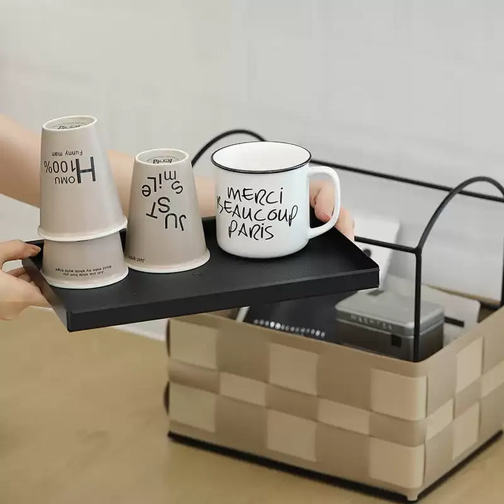 Checkerboard Tier Storage Basket