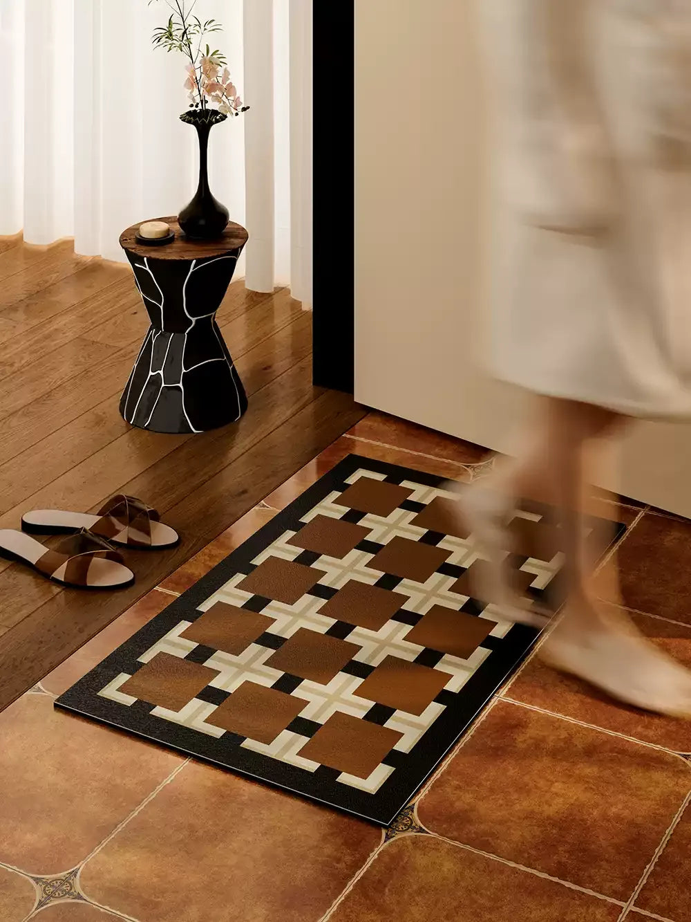 English Style Bathroom Mat