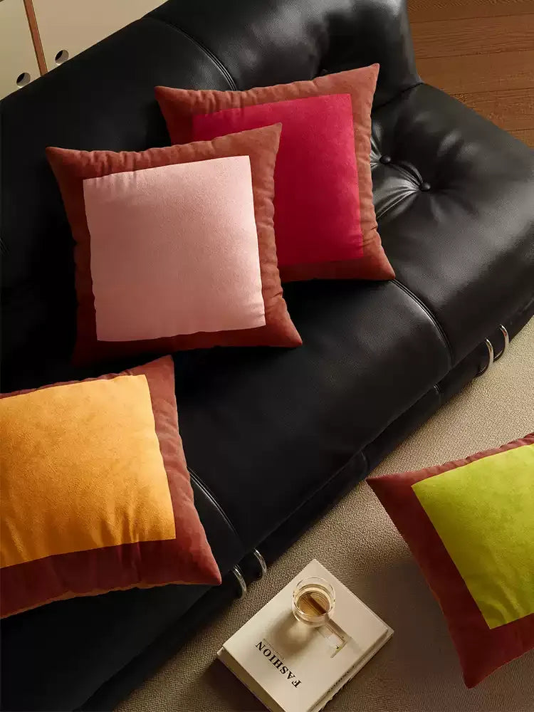 Brown Color Box Pillow