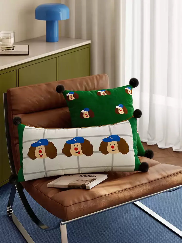 Baseball Dog  Lumbar Pillows