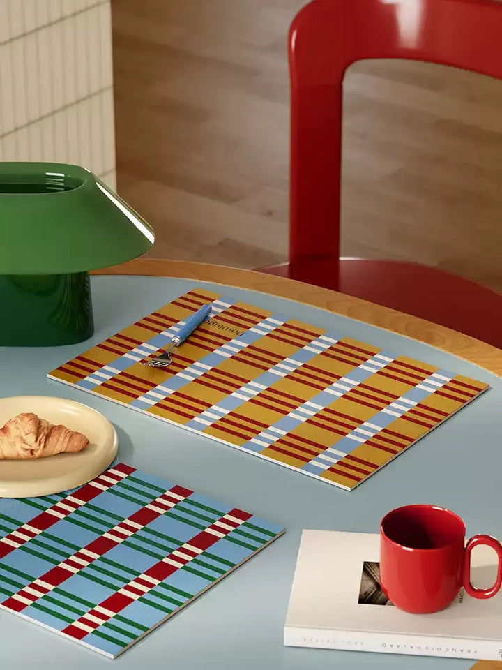 Orange & Blue Color Jumping Placemats Set