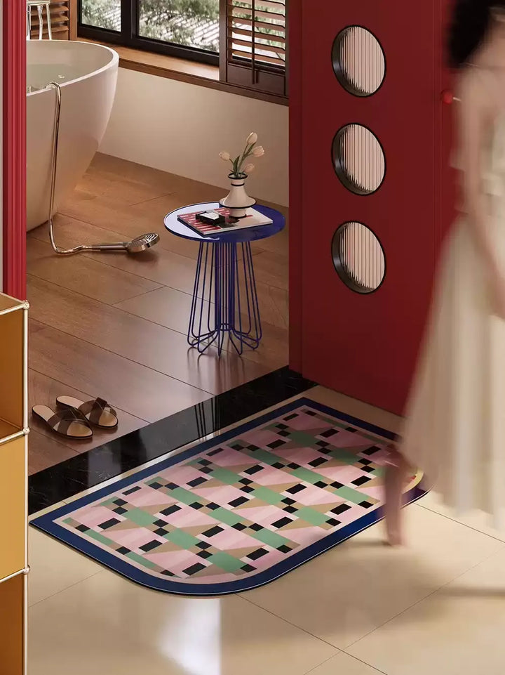 Lovely Day Pattern Bathroom Mat