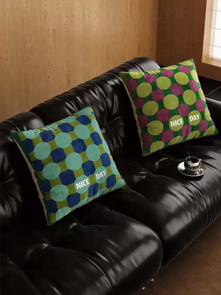 Nice Day Dot Pillows