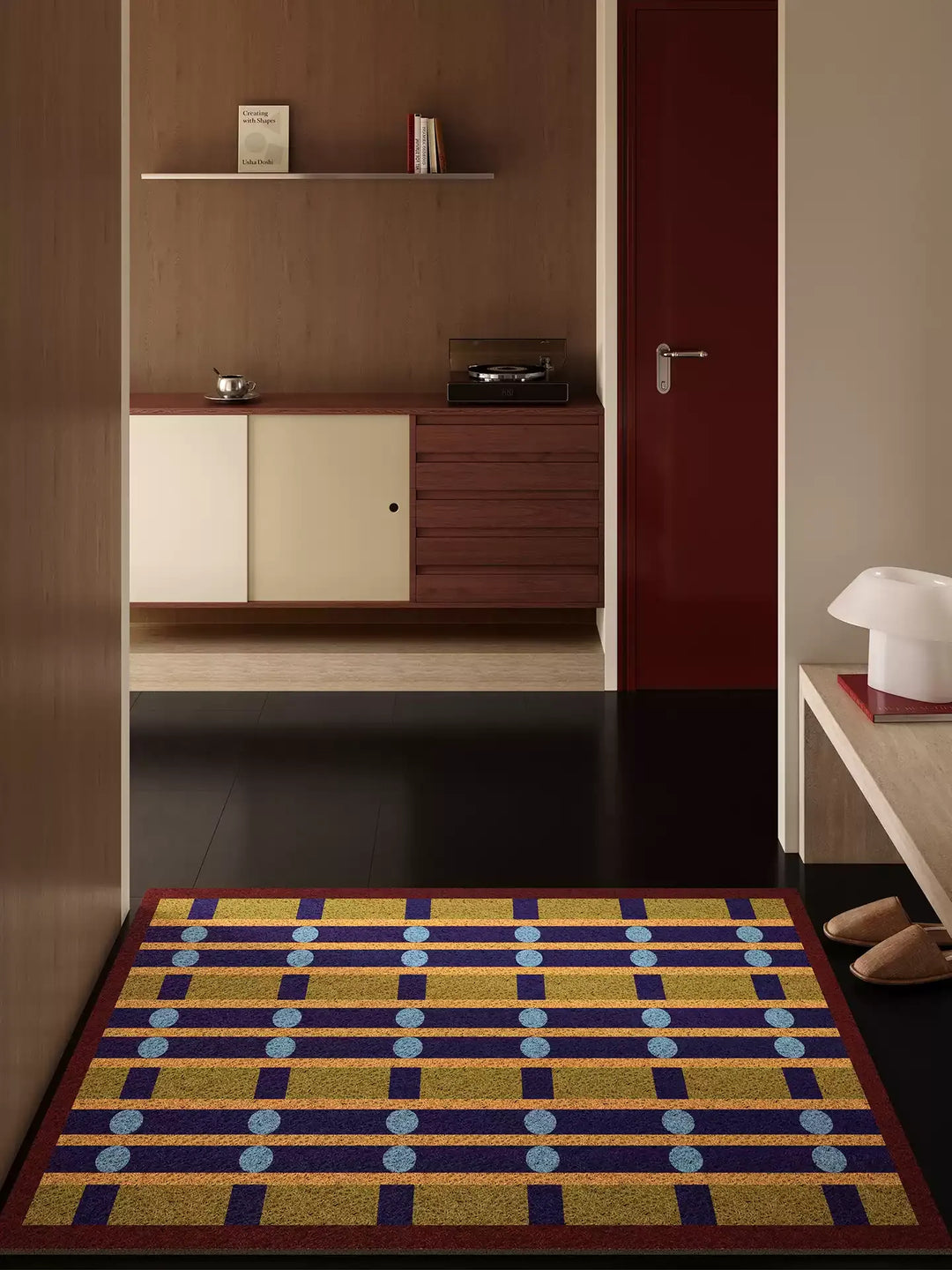 Retro Weave Pattern Door Mat
