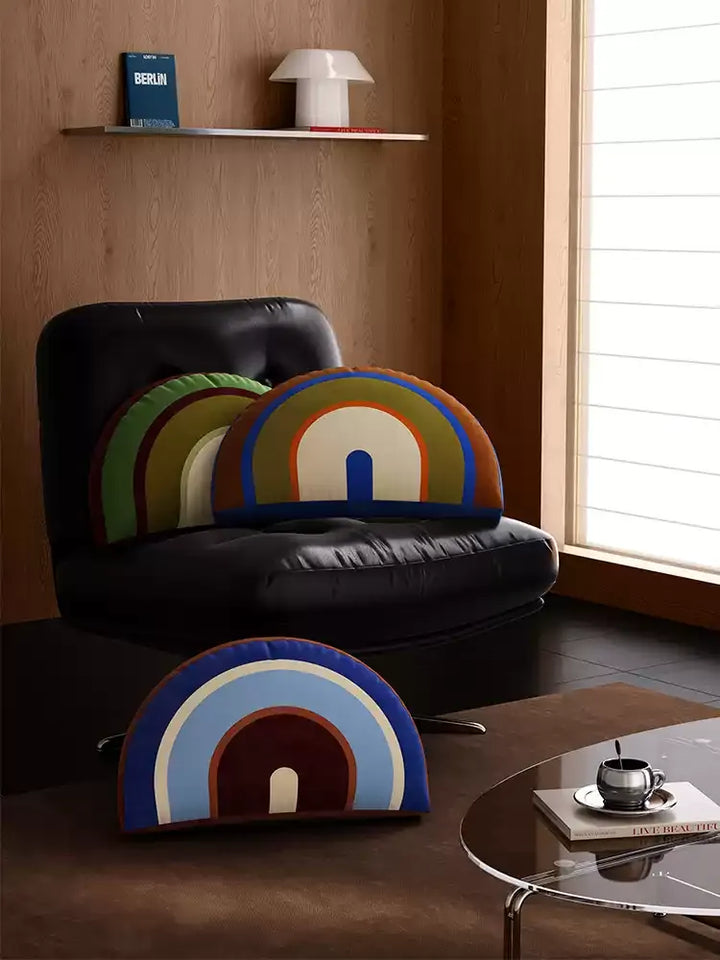 Modern Rainbow Stripe Pillows