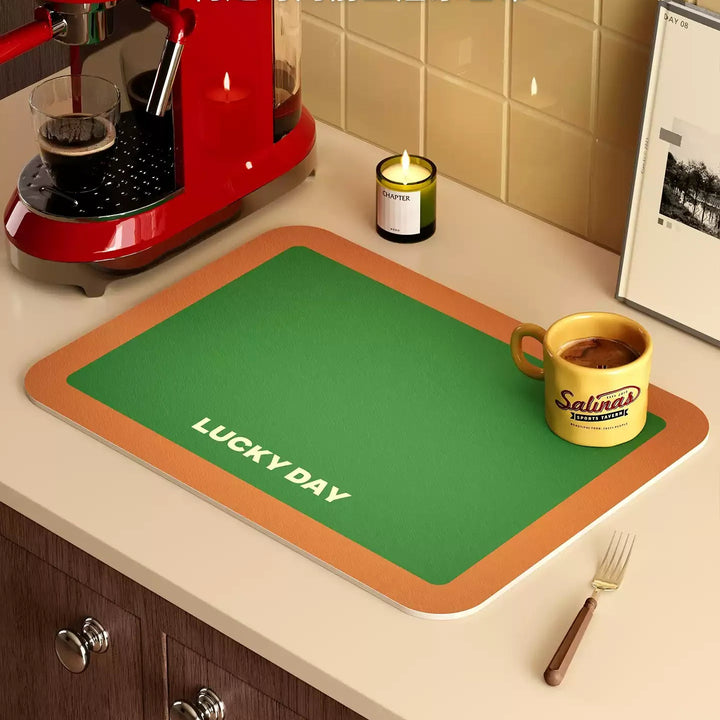 Lucky Day Colorblock Kitchen Mat