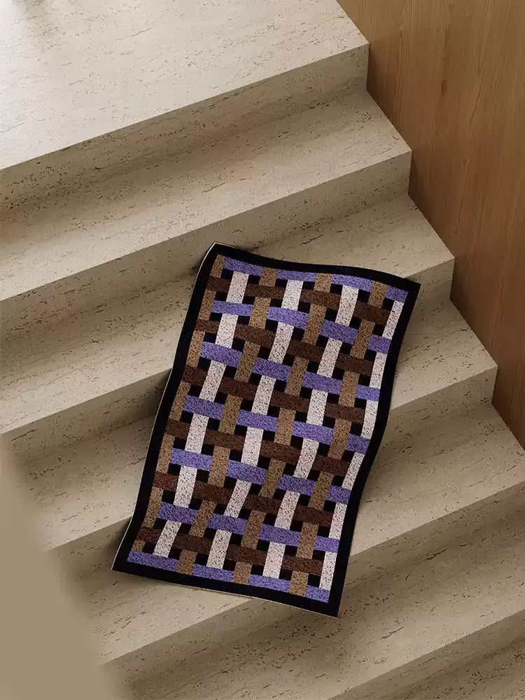 Geometric Weaving Door Mat