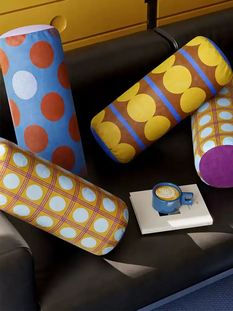Fantasy Polka Dot Bolster Pillow