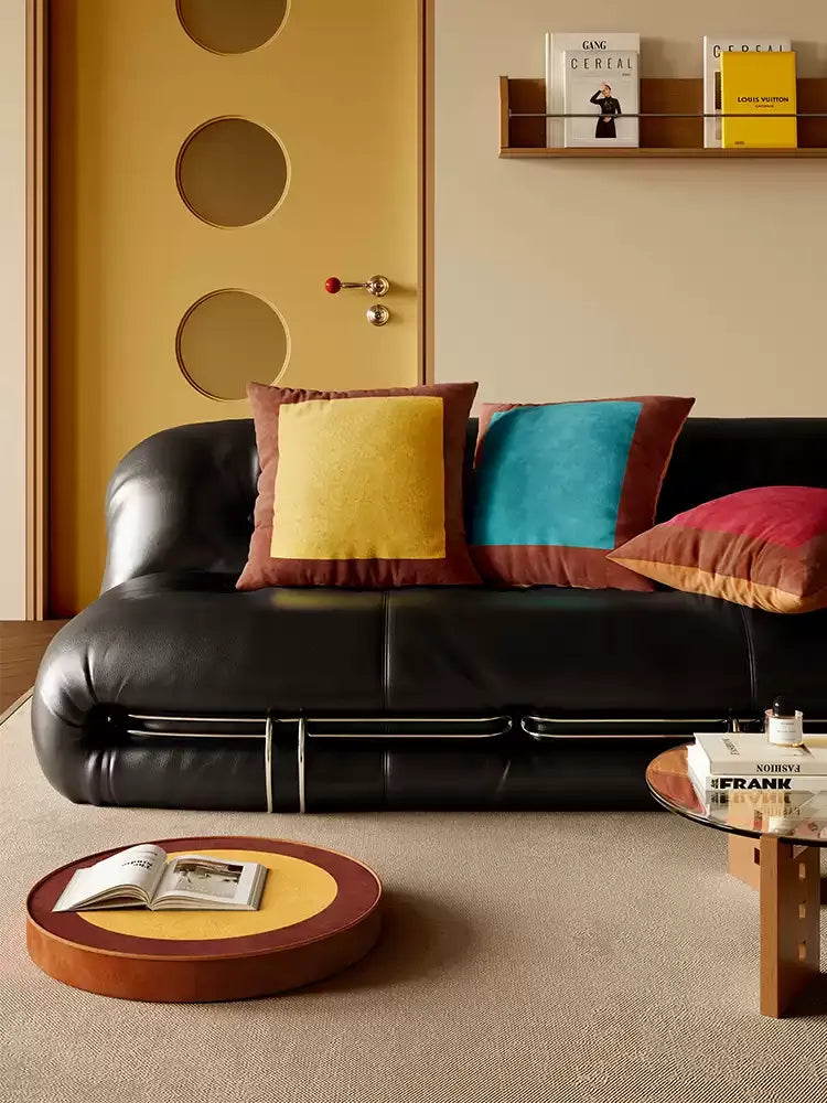 Brown Color Box Pillow