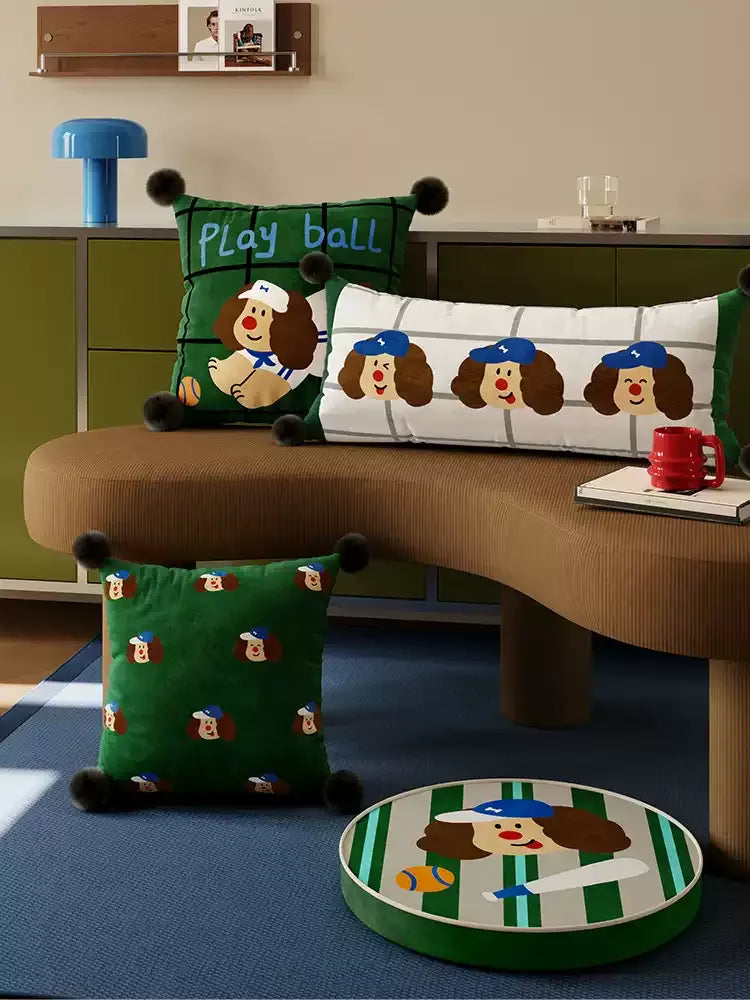 Baseball Dog Pillow Covers