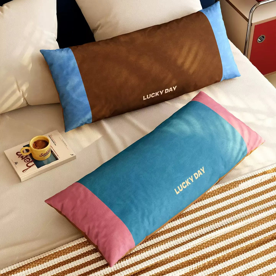 Lucky Day Colorblock Lumbar Pillow