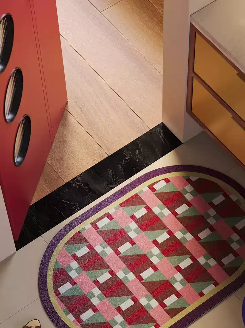 Lovely Day Pattern Bathroom Mat