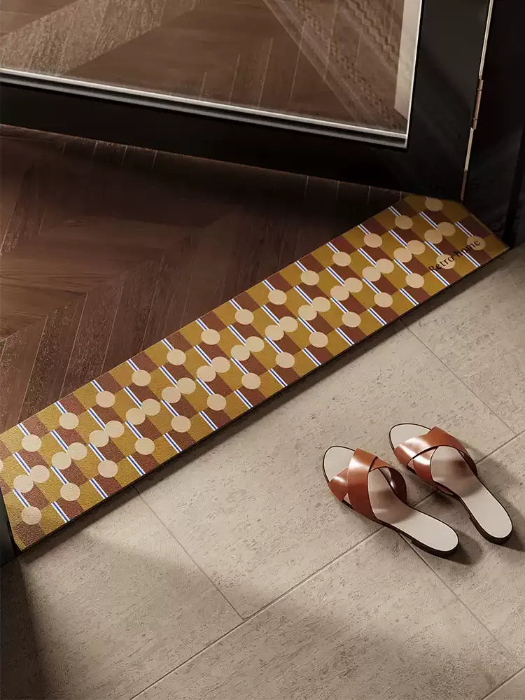 Rhythm Stripes & Dots Narrow Door Mat
