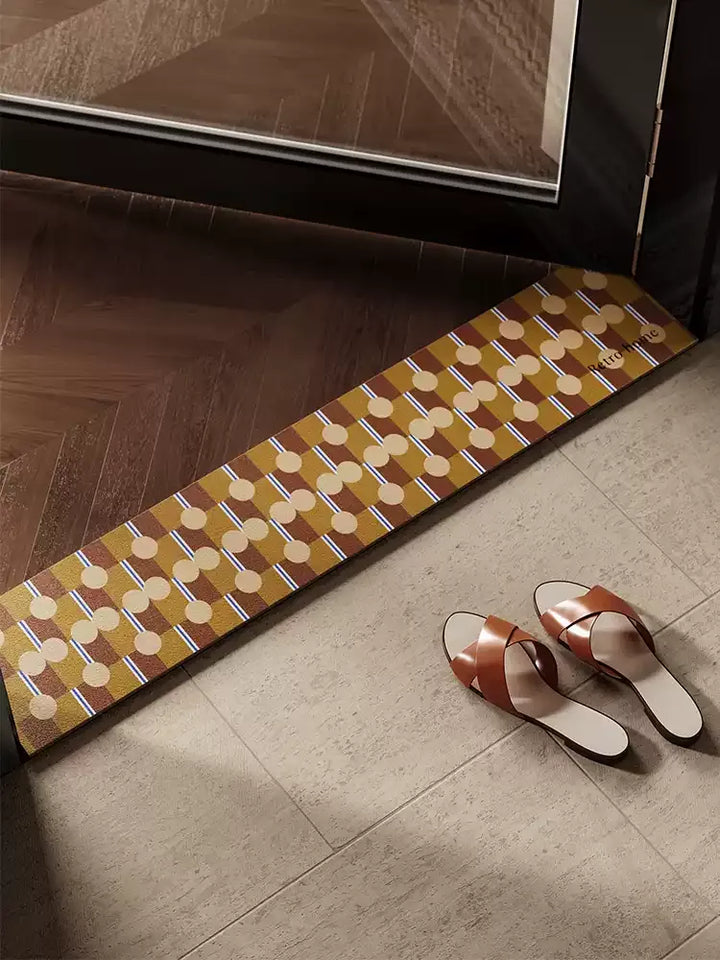 Rhythm Stripes & Dots Narrow Door Mat