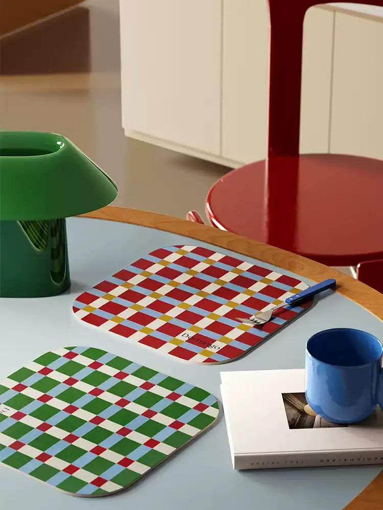 Red & Green Color Jumping Coasters