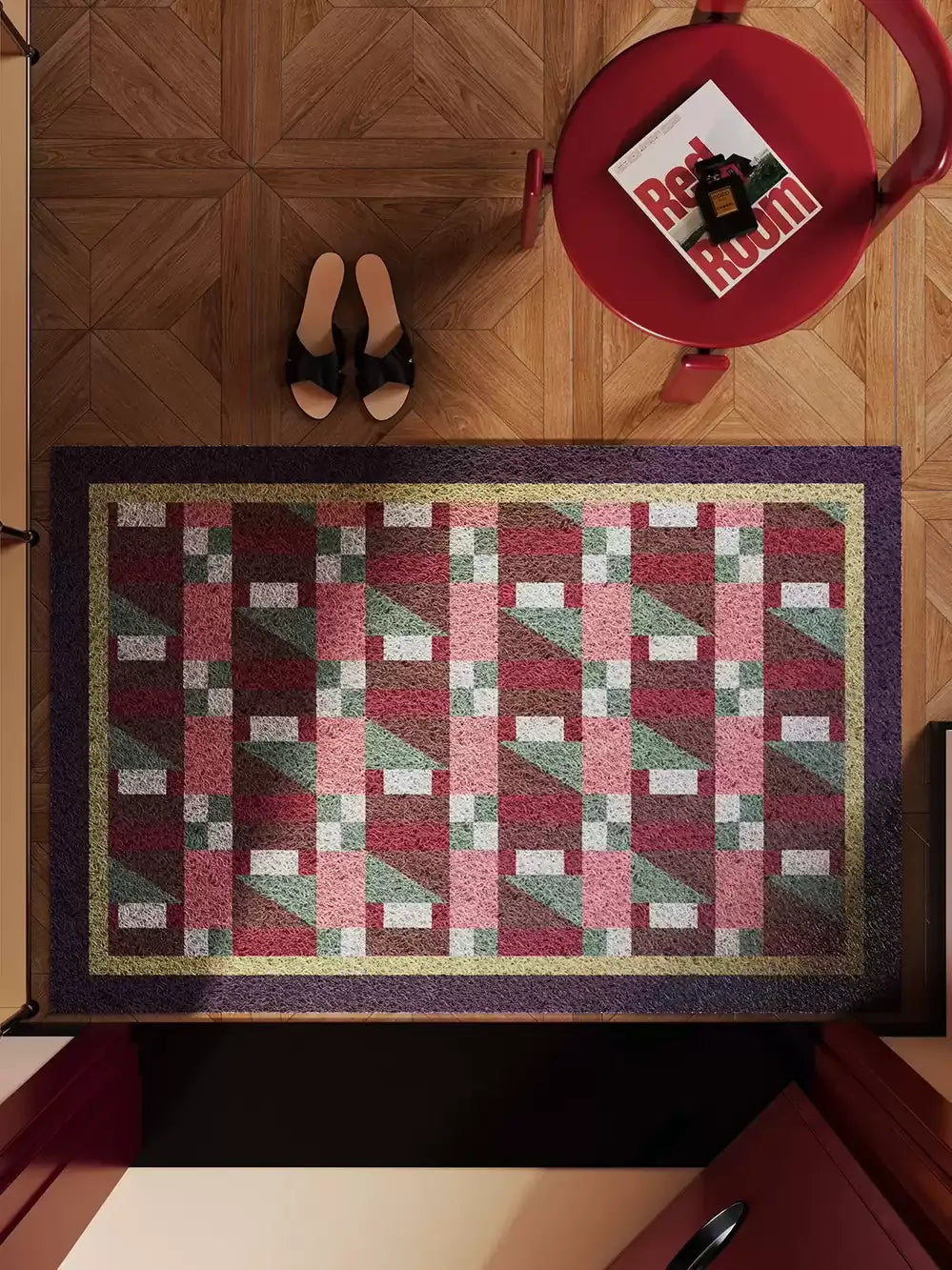 Lovely Day Pattern Door Mat