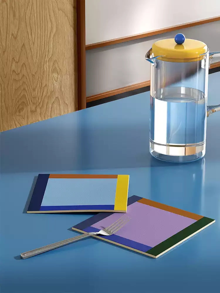 Colorful French Style Coasters