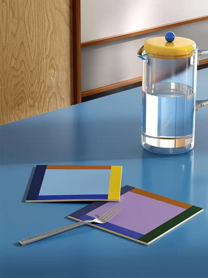 Colorful French Style Coasters