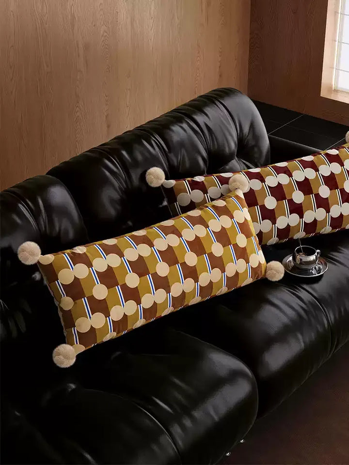 Rhythm Stripes & Dots Lumbar Pillow