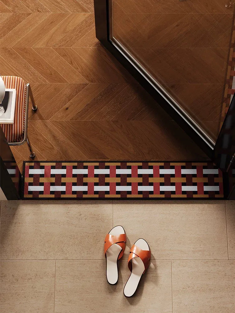Geometric Weaving Narrow Door Mat