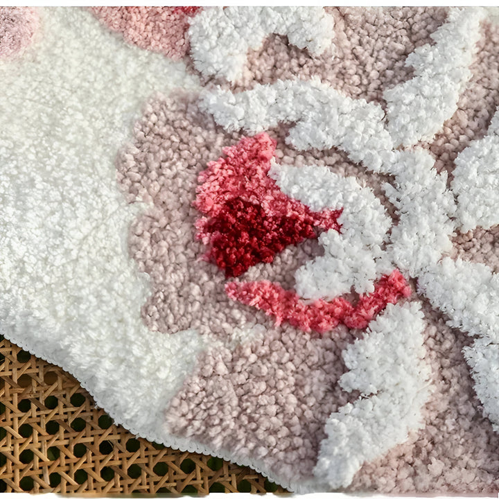 Pink Floral Blossom Rug