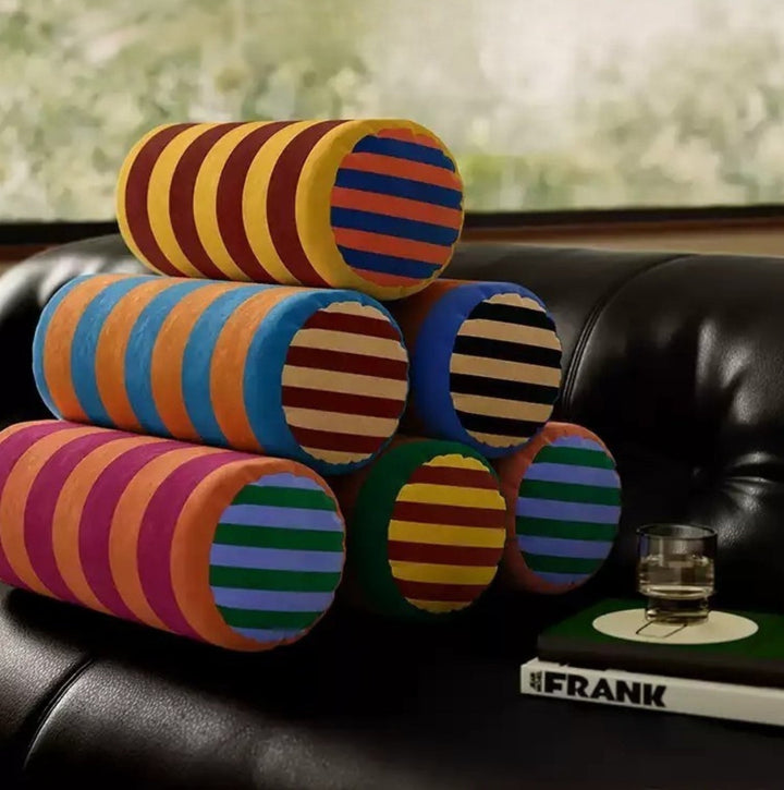 Multi Colored Retro Pillow Covers
