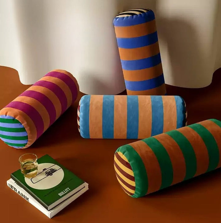 Multi Colored Retro Pillow Covers