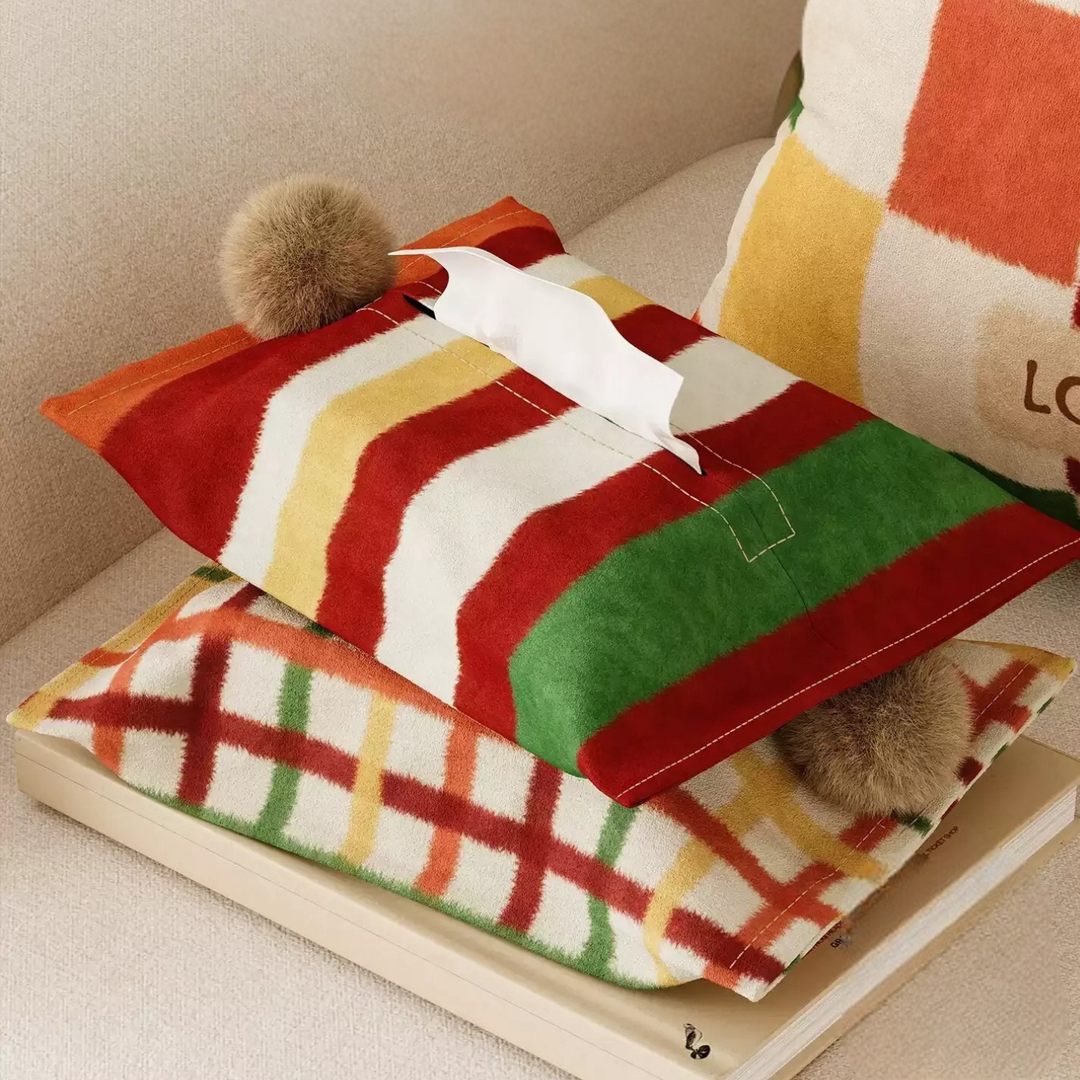 Love Life Multi Pattern Tissue Cover