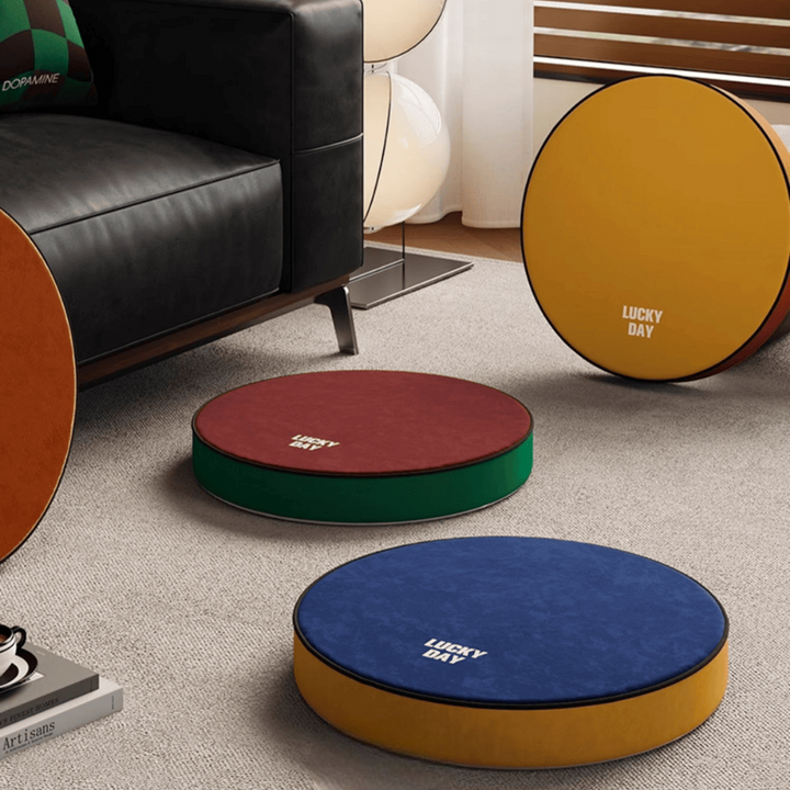 Lucky Day Colorblock Floor Cushions